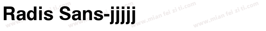 Radis Sans字体转换